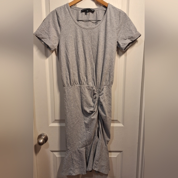 Veronica Beard Dresses & Skirts - Veronica Beard Gray Ruched Short Sleeve Dress Small